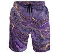 visesunny Fashion Funny Style Men's Beach Shorts Swim Trunks Quick Dry Casual Polyester Swim Shorts with Pockets S-XXL, Multi16, XX-Large