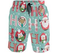 visesunny Mens Funny Swim Trunks Quick Dry Bathing Suits Beachwear Holiday Beach Sports Running Swim Board Shorts, Multi50, Medium