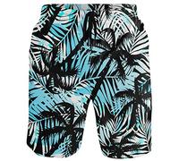 visesunny New Summer Men's Swim Trunks Quick Dry Bathing Suits Holiday Beach Short Casual Board Shorts, Palm Tree, Large