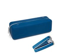 Visfresh Disposable Daily Contact-Lens Case Organizer, Travel-Friendly, Premium Quality, Water-Resistant Silicone Case with Clearly Labeled R & L, Storage up to 30 lenses (Navy Blue)