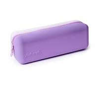 Visfresh Disposable Daily Contact-Lens Case Organizer, Travel-Friendly, Premium Quality, Water-Resistant Silicone Case with Clearly Labeled R & L, Storage up to 30 Lenses (Purple)