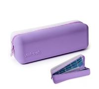 Visfresh Disposable Daily Contact-Lens Case Organizer, Travel-Friendly, Premium Quality, Water-Resistant Silicone Case with Clearly Labeled R & L, Storage up to 30 Lenses (Purple)