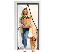 ViShawtek Fly Screens for Doors, Magnetic Fly Screen Curtain 85x200cm, Patio Door Nets with Magnets for Keeping Out Flies, Mosquito Net, Insect Mesh