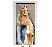 ViShawtek Fly Screens for Doors, Magnetic Fly Screen Curtain 90x190cm, Patio Door Nets with Magnets for Keeping Out Flies, Mosquito Net, Insect Mesh