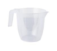VISHCHIT 2L Plastic Measuring Jug - Clear with Easy-Read Graduations, Lightweight & Durable Kitchen Measuring Cup with Handle & Pouring Spout - Dishwasher Safe, BPA Free