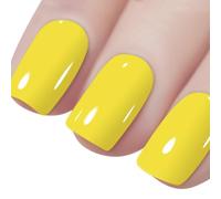 Vishine 16ML Gel Nail Polish 1Pcs Yellow Color Gel Polish Long-Lasting Nails Gel Soak Off Fall Gel Nail Polish Nail Art Manicure Salon at Home, 0.54OZ L002