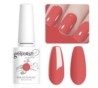 Vishine 8ML Gel Nail Polish 1Pcs Tomato Color Gel Polish Long-Lasting Nails Gel Soak Off Fall Gel Nail Polish Nail Art Manicure Salon at Home, L012