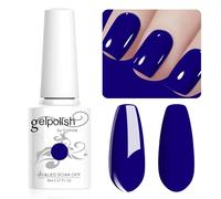 Vishine Gel Nail Polish, 1Pcs 8ml MidnightBlue Gel Polish Soak Off UV LED Gel Nail Art DIY Gel Nail Manicure for Girls Women #072