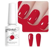 Vishine L259 10ml Semi-Permanent Gel Nail Polish Burgundy Red Colour Semi-Permanent Soak Off UV LED Gel Polish Nail Art Manicure Salon DIY