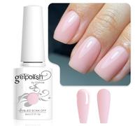Vishine Sheer Light Pink Gel Nail Polish, 1Pcs 8ml Jelly Milky White Peach Translucent UV Light Cure Gel Polish for Nail Art DIY Manicure and Pedicure at Home Color E023