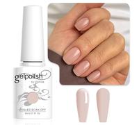 Vishine Sheer Neutral Nude Translucent, 1 Pcs 8ml Jelly Nude Gel Nail Polish Soak Off Gel Polish UV LED Nail Lamp for Nail Art DIY Color E019