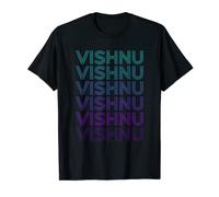 Vishnu Hindu God Mythology Hinduism Retro T-Shirt