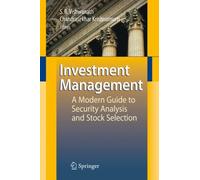 Vishwanath - Investment Management A Modern Guide to Security Analys - P555z