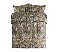 VISI-ONE Realtree APX Camo Queen 3 Piece Comforter Set - All-Season Lightweight Rustic Farmhouse Décor Bed Set, Unisex Gift for Outdoor, Hunter, Nature Lovers, Perfect for Cabin, Farm, Ranch & Lodges