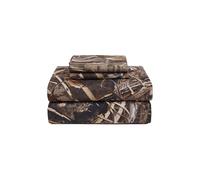 VISI-ONE Realtree Max-5 Camouflage Bed Sheets - 4 Piece Camo Bedding Full - Premium Polycotton Super Soft Hunting Sheet Set - Machine Washable Outdoor Bedding Set (Full Size)