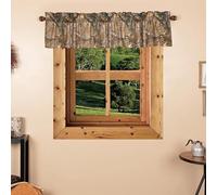 VISI-ONE Realtree Xtra Farmhouse Valance (88" x 18") - Enhance Your Kitchen Camo Curtains, Windows, Bedroom or Living Room Decor with This Rustic Hunting Camouflage Valance