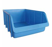 Visibility Box PP Size 5 Blue 495/460x315x185mm Stackable Storage Boxes