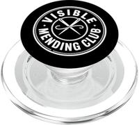 Visible Mending Club Visible Mending Slow Fashion Repair PopSockets PopGrip for MagSafe