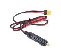 Visible Window Power Cable with Yellow Female Connector, 1m | 12-24V Car Outlet Plug, Wiring, Vehicle Use