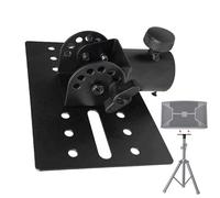 Visiblurry Rotatable Metal Mount Adapter Bracket - 35mm Metal Mount DJ Speaker Stand Adapter - Multi-Purpose Support Tool for Special Events and Stage Performances
