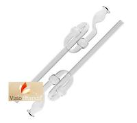 VisioBrands Fermentation Tubes Lock SET of 2 Glass 8.5 mm for Rubber Caps Pipe RF2