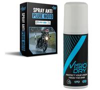 Visiodry Anti-Rain Motorcycle Helmet Visor Glasses Aerosol Spray 35 ml. Repels Water.