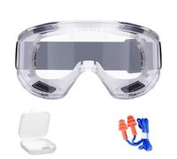 Vision-1000 Anti-Fog Safety Goggles | Anti-Scratch Clear Safety Glasses, Eye Protection Goggles Ideal for DIY work, Sanding, Dust, Woodworking, Construction, Chemistry.