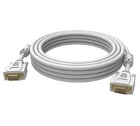 Vision 2x VGA 15-pin D-Sub, 10m VGA cable VGA (D-Sub) White