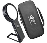 Vision Aid 30x Hands-Free Magnifying Glass with Ultra Bright 36 LED Light and a Storage Case | Magnifier Loupe for Jewelry Hobby Crafts Reading (USB Rechargeable - Deluxe Edition)
