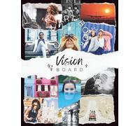 VISION BOARD BOOK: MAGAZINE | 1200+ Inspirational Pictures | Friendship, Love, Travel, City Life, Success, Wellness, Vitality | Vision Board Kit to ... Clip Art - Collage Making Surfaces for Adults