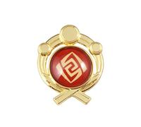 Vision Brooch Pins - Eye of God Luminous Brooch - Game Project Accessories for Women, Metal, no gemstone