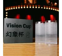 Vision Cup Magic Tricks Milk Cup Control The Liquid Stage Illusions Gimmicks Mentalism(Double Cup)