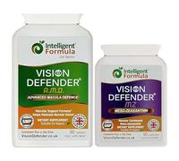 Vision Defender Advanced & MZ Eye Wellness Bundle - AREDS2 Formula Lutein Zeaxanthin Meso-Zeaxanthin - Eye Vitamins Supplements Vegan - 90 Days Supply 180 Capsules - UK Made