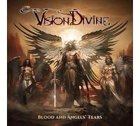 VISION DIVINE - BLOOD AND ANGELS' TEARS RED MARBLED VINYL - Vinyl Rec - G72z