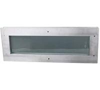 Vision Door Panel/Port Hole/Vision Panel- Stainless Steel - in 3 Sizes & Designs (Rectangular - 222x600mm)