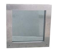 Vision Door Panel/Port Hole/Vision Panel- Stainless Steel - in 3 Sizes & Designs (Square - 360x360mm)