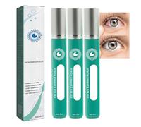 Vision Enhance Roller Medilisk,Eye Roller Serum,Enhances Visual Clarity,Eye Strain Relief,Cooling Roll-on Applicator for Tired Eyes,Moisturize Promotes Eyes Relaxation,Eye/s Bags Remover (3 Pcs)