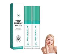 Vision Enhance Roller Serum, Vision Enhance Roller Eye Massage Serum, Enhances Visual Clarity, Relieve Eyes Strain & Dry Dryness, Eye Care Moisturizing Formula with Gentle Massage Design (10ml, 2PC)