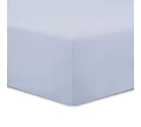 Vision Fitted sheet, 100% cotton, gray, 180 x 200 cm