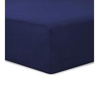 Vision Fitted sheet, 100% cotton, navy, 160 x 200 cm