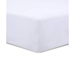 Vision Fitted sheet, 100% cotton, white, 180 x 200 cm