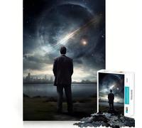 Vision From The Future Adults 1000 Pieces Puzzle Mental Fun Game Advanced Laser Cutting Tech Amusing Challenge for Waiting Time (50x75cm)