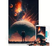 Vision From The Future Jigsaw 1000 Pieces Memory Skill Fun Smooth Edge Perfect Interlock Fun-filled Way to Fill Empty Hours (38x26cm)