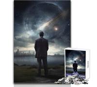 Vision From The Future Puzzle for Adults 1000 Pieces Focus Building Educational Activity for Festive Occasions Size 50x75cm