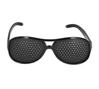 Vision Improver Glasses, Reduce Eye Strain Black Pinhole Glasses, for Children Adult Glasses Adult Adult Use(Children's)