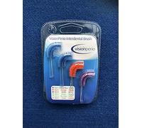 VISION INTERDENTAL 6 Pack Adult Interdental Toothbrushes, Manual, U-Shaped, Medium, Plastic Handle, Recyclable, Neutral