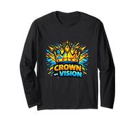 Vision Leadership Ambition Crown Motivation Graphic Design Long Sleeve T-Shirt
