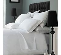 Vision Linens 100% Cotton 300TC Satin Stripe Pillowcase, Housewife