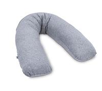 Vision Linens Pregnancy & Nursing Cotton Cover Pillow Marl Grey - For Sleeping, Resting & Breastfeeding