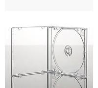Vision Media® 10 x Premium Single CD Jewel Cases with Clear Tray Assembled -10.4mm Spine